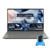 Casper Nirvana X600.1315-DU00R-G-F-M102 Intel Core i3-1315U 32GB RAM 250GB NVME SSD Windows 11 Pro  + Nirvana 15.6" Sırt Çantası Gri Hediye thumbnail 1