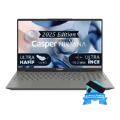 Casper Nirvana X600.1362-DX00X-G-F-D2D1 Intel Core i7-13620H 32GB RAM 2TB NVME SSD Freedos + Kablolu Klavye-Mouse Set Hediye thumbnail 1