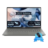Casper Nirvana X600.7430-8F00R-G-F-KM35S Amd Ryzen 5-7430U 8GB RAM 1TB NVME SSD Windows 11 Pro + Kablolu Mouse Hediye - 1