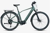 KRON ZEON 28 ELEKTRİKLİ ŞEHİR BİSİKLETİ 9V HD 18 MAT YEŞİL-SİYAH - 1