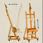 Art Tuval Atölye Tipi Kollu Profesyonel Şövale W15 thumbnail 2