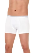 3 Adet Yıldız Erkek Likralı Formen Boxer Short Beyaz 365 - 1