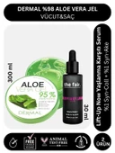 Dermal %98 Aloe Vera Jel Saç Cilt ve Vücut için Nemlendirici 300 ml ve the fair. Lift up 30 ml Serum - 1