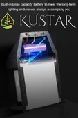 KUSTAR Sensörlü Kendiliğinden Yenilenebilir Güneş Enerjili Solar Bahçe Duvar Aydınlatması Dekoratif Lamba - 4