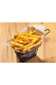 Kustar Metal Patates Ve Atıştırmalık Sunum Sepeti 4 Adet - 3