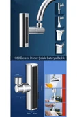 KUSTAR Krom Tasarruflu 4 Modlu Şelale Ayarlanabilir Musluk Başlığı Mutfak Eviye Bataryası Lavabo Bataryası - 1