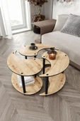 messer Yin Yang Unity Serenity Orta Sehpa 3 Lü? Safir -meşe 70 Cm - 1