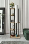 messer Moda Dor Kitaplık Lambader Atlantik Çam - 2