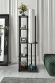 messer Moda Dor Kitaplık Lambader Siyah - 2
