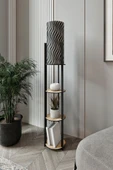 messer RADIANTE YUVARLAK RAFLI LAMBADER SAFİR MEŞE - 3