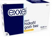 Exxe Steril Hidrofil Gazlı Bez 30x80cm 2 Parça 100'lü - 1