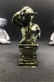 TatuCraft Monkey D. Luffy One Piece Büst 10cm - Gold Efekt - 1