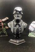 TatuCraft Maske Büst 10cm - Silver Efekt - 1