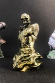 TatuCraft Hayalet Sürücü Ghost Rider Büst 10cm - Gold Efekt - 1