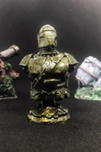 TatuCraft Star Wars Mandolarian Büst 10cm - Gold Efekt - 1