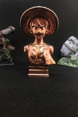 TatuCraft One Piece Monkey D. Luffy Büst 10cm - Bakır - 1