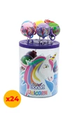 Bonart Unicorn Top Kafalar Lollipop Candy 11 gr X 24 Adet - 1