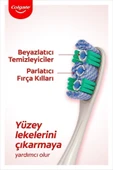 Colgate 360 Optik Beyaz Dil ve Yanak Temizleyicili Orta Beyazlatıcı Diş Fırçası  1+1 - 3