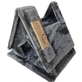 Botar Premium Tırmalama Kedi Evi 40-60-50cm Antrasit - 1