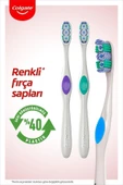 Colgate 360 Optik Beyaz Dil ve Yanak Temizleyicili Orta Beyazlatıcı Diş Fırçası  1+1 - 7