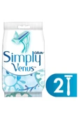 Gillette Venüs Simply 2 Kadın Tıraş Bıçağı 2'li (Yeni) - 1