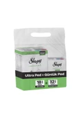 Sleepy Natural Hijyenik Ped Gece 18'li Günlük Ped Uzun 32'li - 1