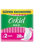 Orkid Maxi Hijyenik Ped Uzun Süper Ekonomik Paket 28 Ped thumbnail 1
