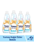 Yumoş Doğal Özler Konsantre Çamaşır Yumuşatıcısı Bebek 1200 ml 50 Yıkama 4 Adet - 3