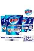 Bingo Akıllı Kapsül Pro Bulaşık Makinesi Deterjanı Tableti 320'li - 1