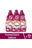 Yumoş Extra Çamaşır Yumuşatıcı Sakura 1440 ml X3 - 1