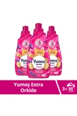 Yumoş Extra Konsantre Çamaşır Yumuşatıcısı Orkide 1440 ml 60 Yıkama 3 Adet - 5