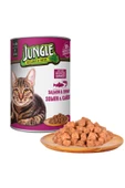 Jungle Somonlu Karidesli Konserve Kedi Maması 415 gr - 1