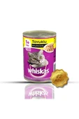 Whiskas Tavuklu Konserve Kedi Maması 400 gr 12 Adet - 1