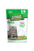 Jungle Kedi Yaş Mama Tavuklu Jelli 100 gr - 1