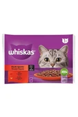 Whiskas Pouch Sos Içinde Sığırlı Ve Tavuklu Yetişkin Kedi Konservesi 4 Adet 85 gr - 1