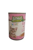 Jungle Konserve Kedi Maması Yavru Tavuklu 400gr - 1