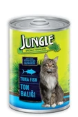 Jungle Kedi Konservesi Ton Balıklı 415 gr Yaş Mama - 1