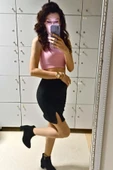 Mini Etek Ön Sol Diz Üstü Yırtmaçlı - 1