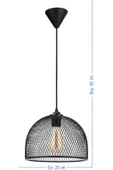MODERN METAL AVİZE TEKLİ SARKIT / E27 - 2