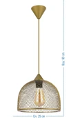 MODERN METAL AVİZE TEKLİ SARKIT / E27 - 2