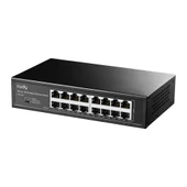 Cudy FS1016 16Port 10/100Mbps 1,6 Gb/sn Metal Kasa Rackmount Masaüstü Switch - 1