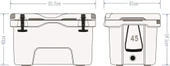 Icepeak Aden Buzluk 45 Litre - 4