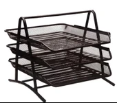 Bion Evrak Rafı Perfore 3 Lü Kutusuz Siyah 9309 - 1