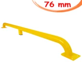 Otopark Stoperleri Araç Stoperi Otopark Stoperi Teker Dayama Bariyeri 3 Ayaklı 195cm Ø76mm 3mm - 1