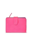 Case Look Kadın Pembe Renkli Çıtçıtlı Cüzdan Paris 01 - 1