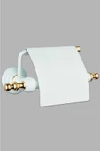 SARAY BANYO ARTEMİS BEYAZ GOLD KAPAKLI KAĞITLIK - 1