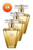 AVON Rare Gold Kadın Parfüm Edp 50 Ml. Üçlü Set - 1