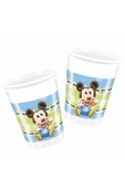 HEDİYEHOBİHERSEY Baby Mickey Plastik Bardak 200cc 8 Li - 1