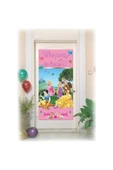 TAHTAKALE TOPTANCISI Kapı Banner Princess & Animals Temalı Kapı Afişi - 1