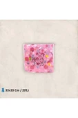 TURKUAZ PARTY Kağıt Peçete 33x33 Cm - Pembe Happy Party - 20 Li - 3